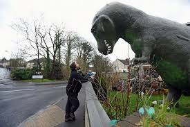 Someone Has Bought A Life Size Dinosaur