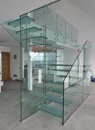 Floating Glass Stairs Ideas