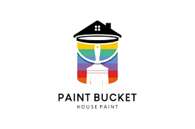 Paint Bucket Vector Ilration Logo
