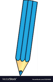 Blue Pencil Color Icon Royalty Free