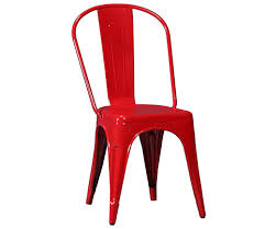 Buy Ahora Metal Chair Red In