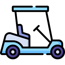 Golf Cart Special Lineal Color Icon
