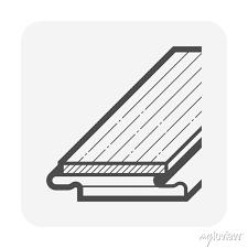 Engineered Wood Flooring Vector Icon