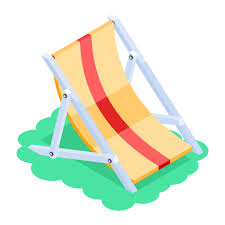 Deck Chair Generic Color Fill Icon