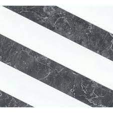 Black And White Marble Diagonal Striped