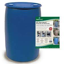 Earthminded 55 Gal Blue Plastic Drum