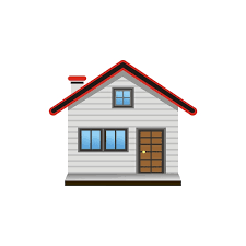 Cool Detailed House Icon Isolated