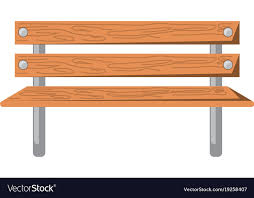Wooden Bench Icon Royalty Free Vector