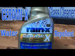 Rain X Cerami X Glass Cleaner And Water
