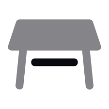 Dining Table Generic Color Fill Icon