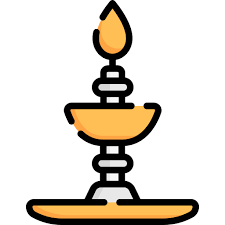 Oil Lamp Special Lineal Color Icon