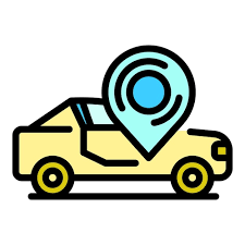 Sensor Driving Car Icon Outline Sensor