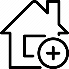 House Building Plus Property Icon