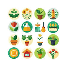 Home Garden Icon Vector Art Icons And