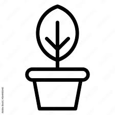 Flat Icon Plants Modern Minimalist
