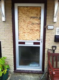 Aluminium Door Requiring Replacement