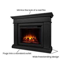 Real Flame Centennial Grand Black Electric Fireplace