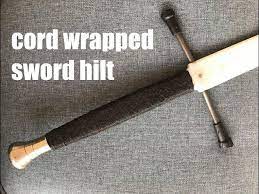 How To Cord Wrap A Sword Hilt Easy