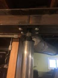 basement support beams posts why are