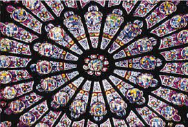 The Rose Window At The Notre Dame
