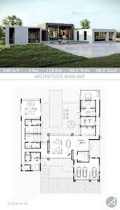 Modern Minimalist House Plan 000 007