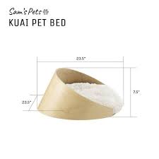 Pets Kuai Bent Wood Faux Fur Light