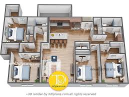 Student Housing 3d Floor Plans North