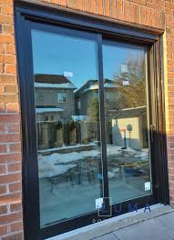 Modern Black Sliding Patio Door