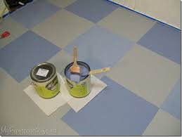 How I Painted My Vinyl Floor My