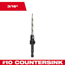 10 Countersink 3 16 In Wood Drill Bit