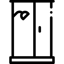 Shower Detailed Rounded Lineal Icon