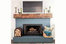 Diy Rustic Fireplace Mantel The Cure