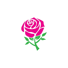 Rose Flower Logo Template Icon Vector