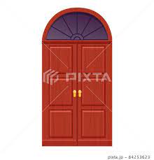 Arch Wooden Door Front Entrance With