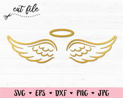 Wings Svg Angel Wings Cutting File Halo