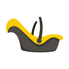 Car Seat Icon Vector Ilration