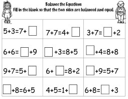 12 Balancing Equations Worksheet First