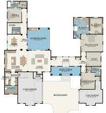 Courtyard Entry 4 Bed House Plan With