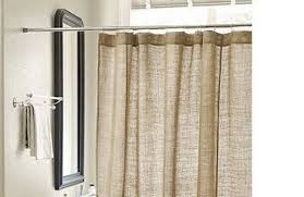 Natural Burlap Shower Curtain Natural