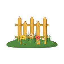 Flower Fence Vector Art Icons And