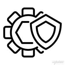 Gear Wheel Control Icon Outline Gear
