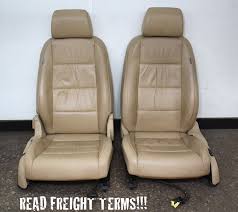 Front Bucket Leather Seat Set 05 07 Vw