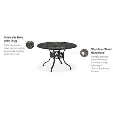 Cast Aluminum Outdoor Dining Table