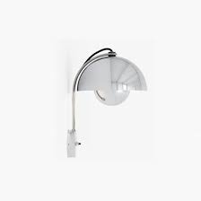 Flowerpot Wall Lamp Vp8 Chrome Plated