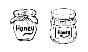 Premium Vector Jars Of Honey Bee Honey