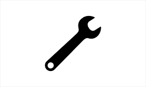 Wrench Metal Spanner Icon Vector Design