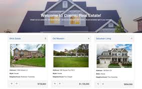 real estate website using ember js