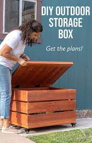 Easy Diy Outdoor Storage Box Using 3