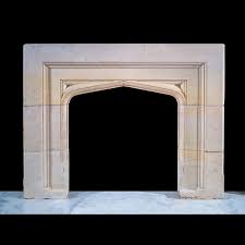 Tudor Revival Stone Fireplace Ingrounds