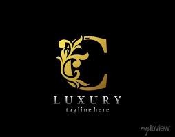 Letter C Luxury Logo Icon Luxury Gold